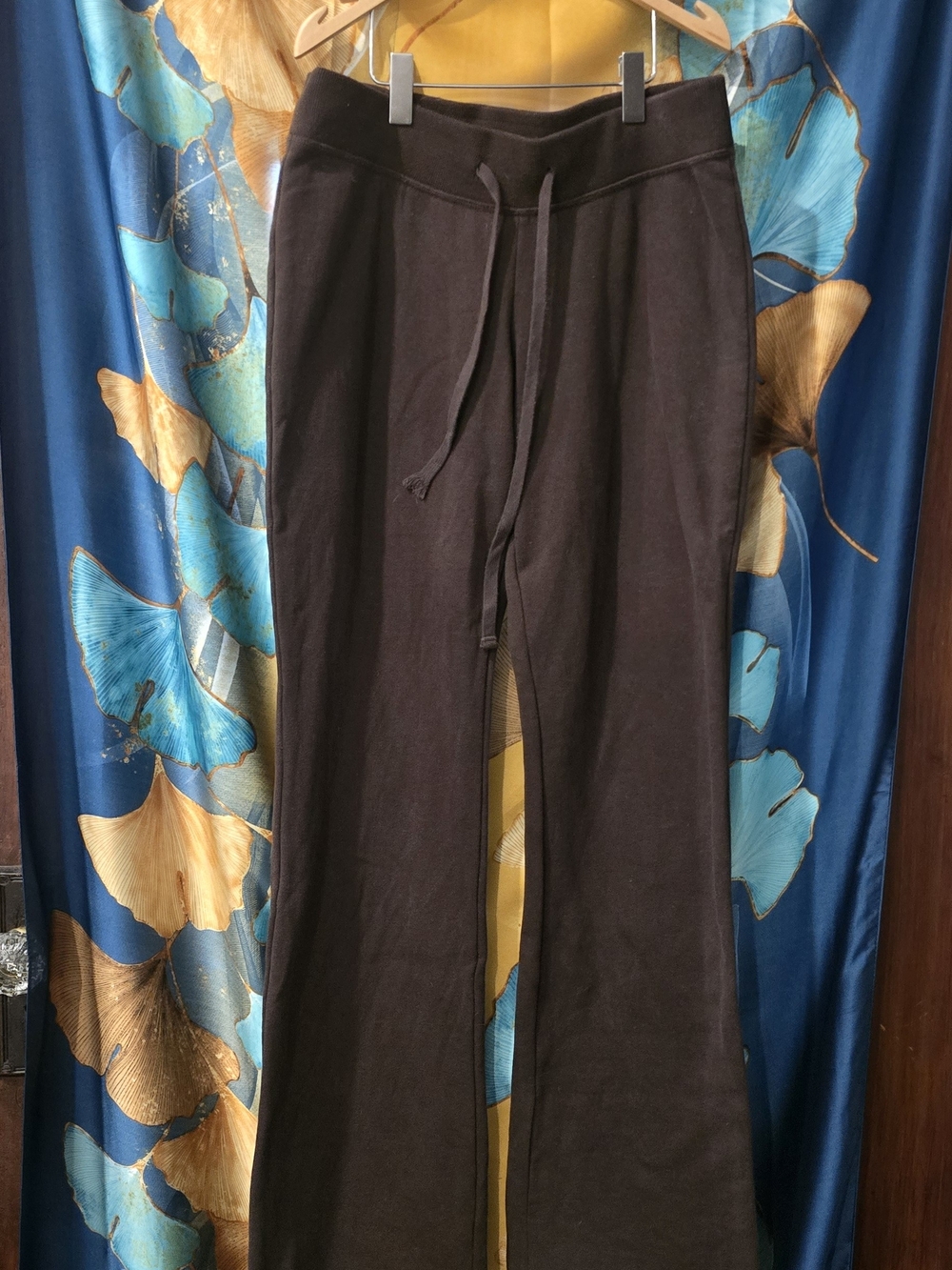Hollister Brown Drawstring Wide-Leg Joggers